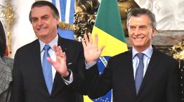 Mauricio Macri recibió a Jair Bolsonaro.