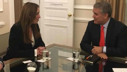 Vidal se reunió con Duque en Colombia