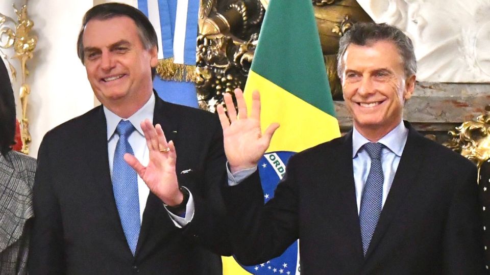 El presidente Mauricio Macri recibió a su par de Brasil, Jair Bolsonaro, en su primera visita oficial al país.