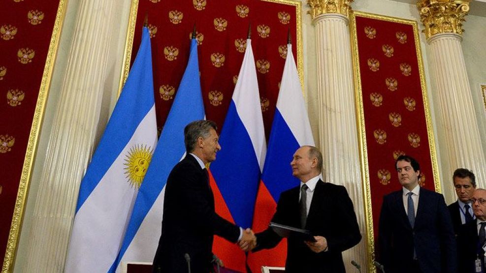 Macri y Putin, en la visita del mandatario argentino a Rusia en 2018.