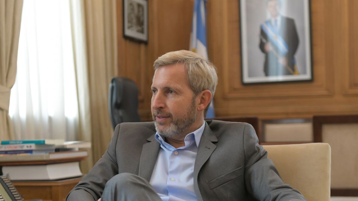 Rogelio Frigerio during a interview with Perfil.
