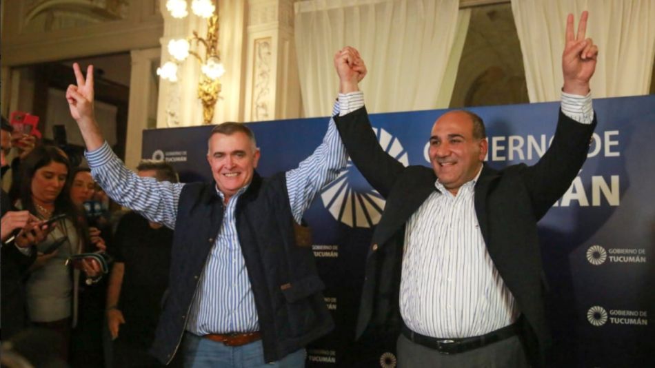 Juan Manzur se autoproclamó ganador en Tucumán y llamó a votar a Alberto Fernández