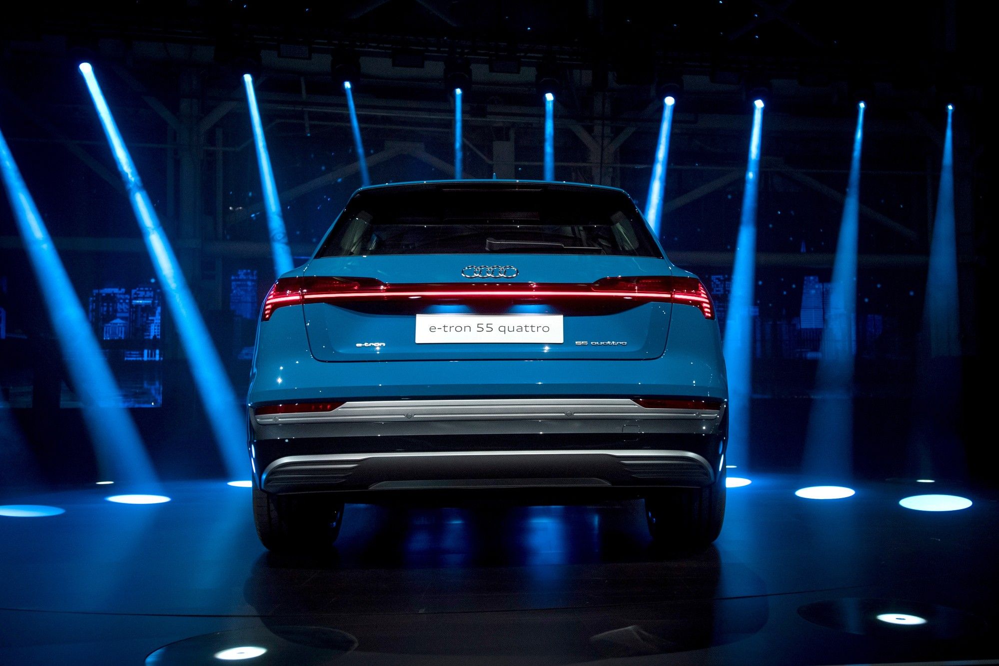 Inside The Audi E-Tron Electric SUV Unveiling Event 