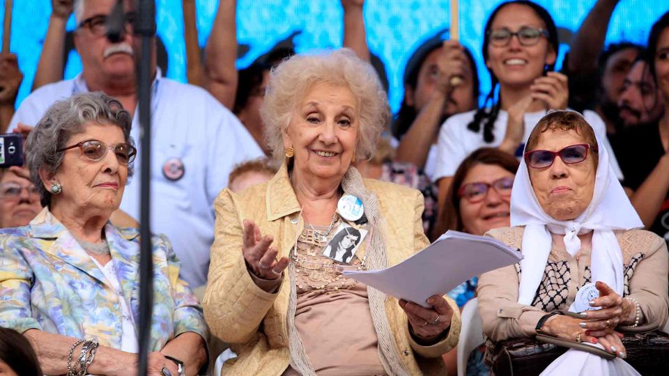 Imagen de archivo | Estela de Carlotto, titular de Abuelas de Plaza de Mayo, entidad que confirmó el hallazgo del nieto 130.