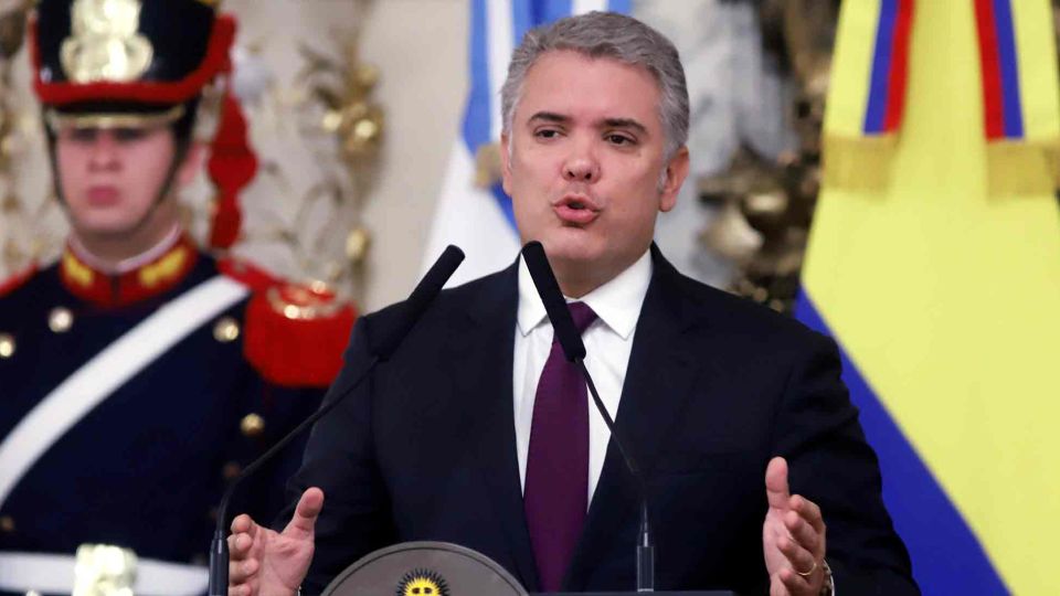 El presidente Mauricio Macri recibió hoy en la Casa Rosada a su par de Colombia, Iván Duque Márquez.