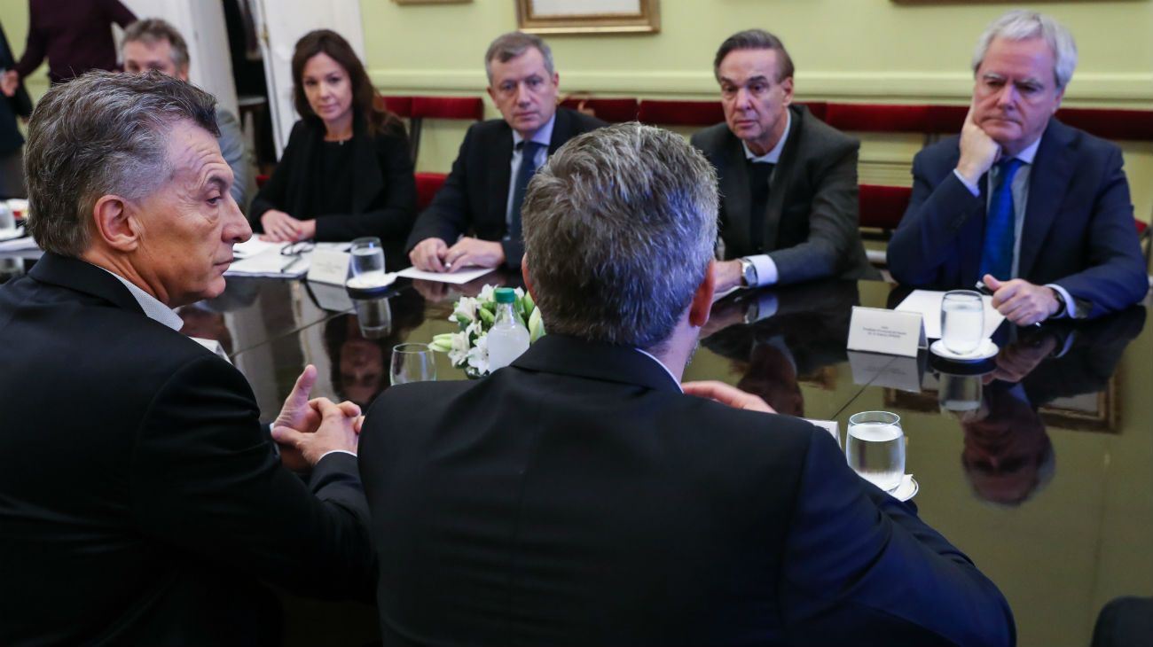 Miguel Ángel Pichetto participó de su primera reunión de gabinete.