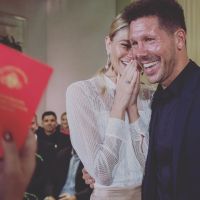 Cholo Simeone y Carla Pereyra se casaron en Buenos Aires