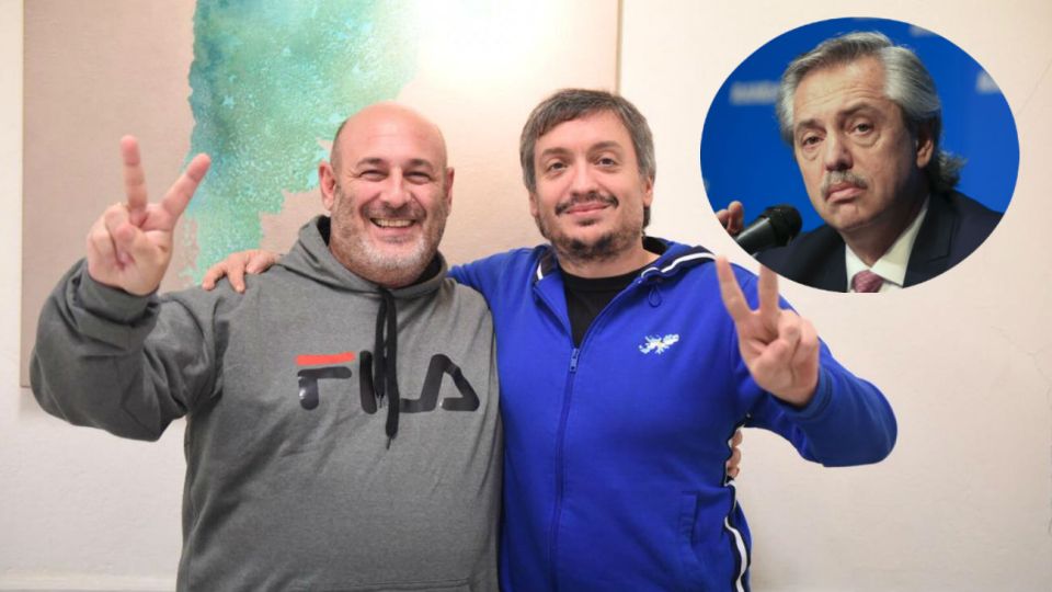 Alberto Fernández habló sobre la foto que generó polémica de Máximo Kirchner junto a Santiago Cúneo.