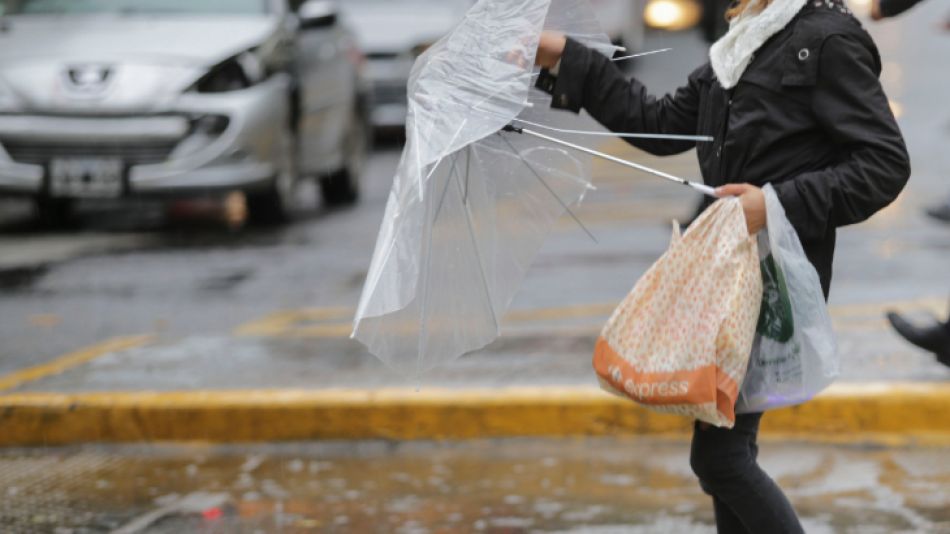 Lluvia intensa en Buenos Aires