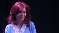 Cristina Kirchner, en el acto en Rosario.