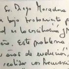 diego maradona informe medico