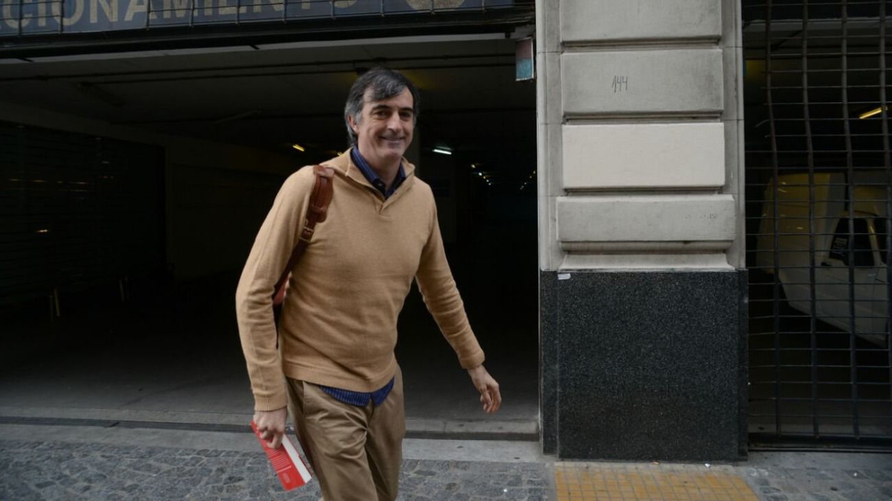 Esteban Bullrich en el cierre de listas en Juntos por el Cambio.