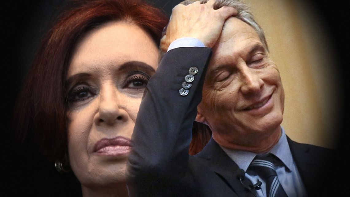 CFK and President Macri.