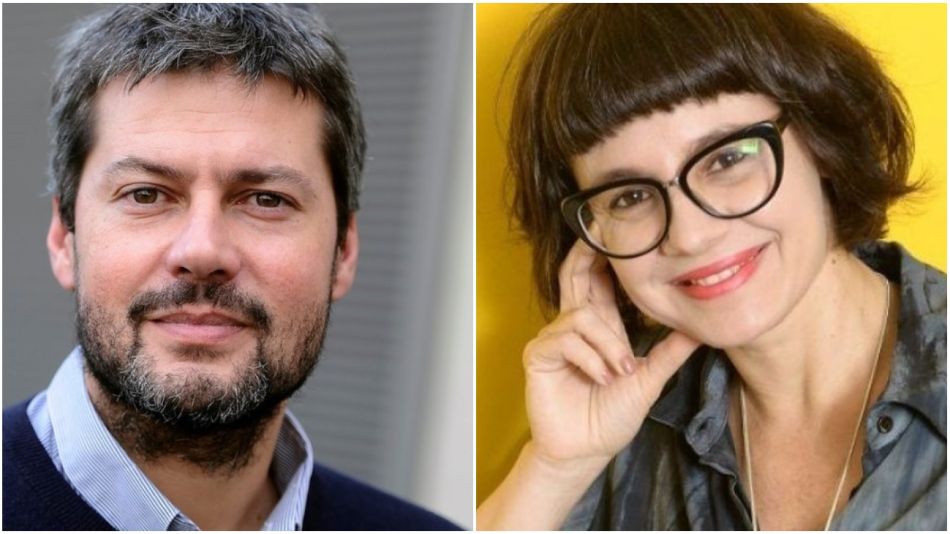 Matías Lammnes y Gisela Marziotta.