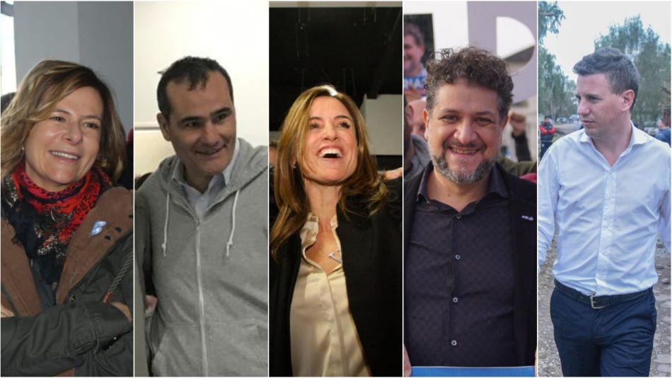 Precandidatos. Saintout, Escudero, Tolosa Paz, Arias y Martelli.