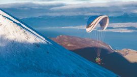 El vuelo es tan sutil y natural que casi no se siente vértigo.