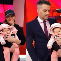 Mariana Brey y Ángel de Brito junto a Juana en LAM.