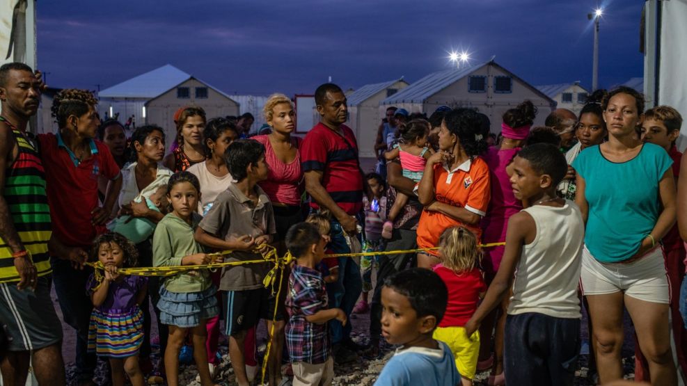 Venezuelan Meltdown Drives Refugees To U.N. Tents In The Desert 