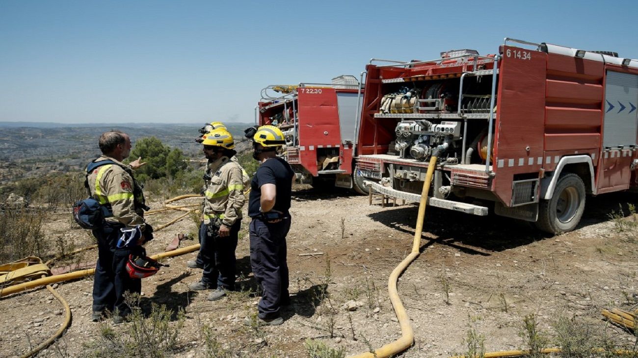 Ola de calor en Francia y España. Incendio en 6.500 hectáreas.