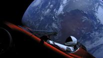 Tesla Roadster en el espacio