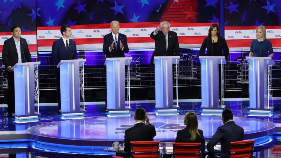 debate candidatos democratas estados unidos