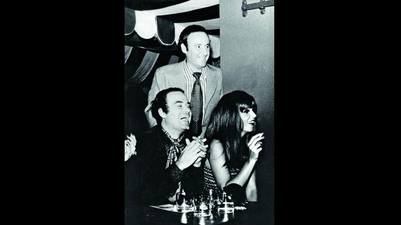 García, junto a Gino Bogani y Susana Giménez.