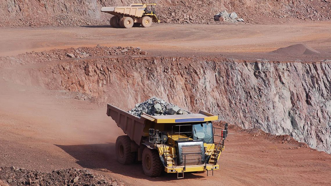 An open-pit mine at a Talison Lithium Ltd. site, a joint venture between Tianqi Lithium Corp. and Albemarle Corp., in Greenbushes, Australia.
