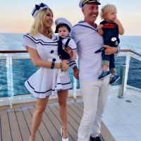 Marley y Mirko junto a Vicky Xipolitakis y Salvador