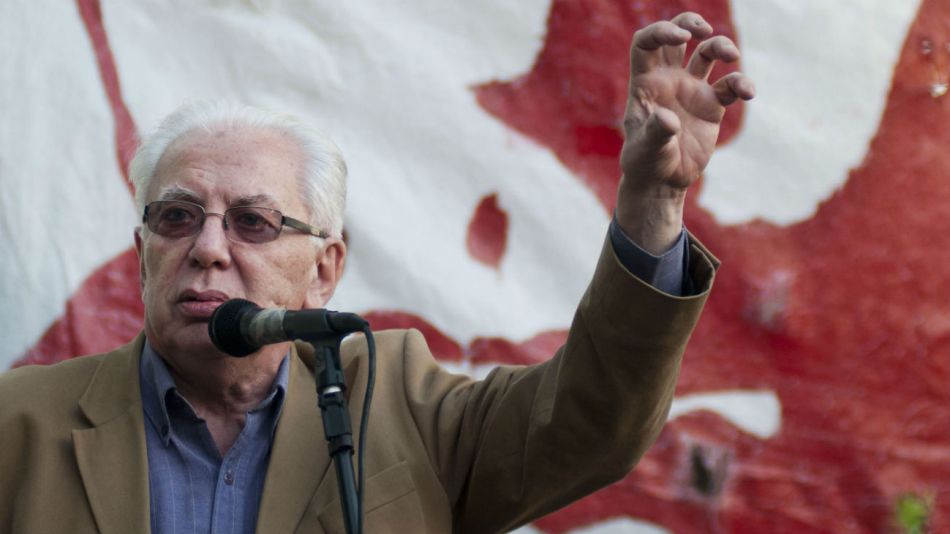 El fundador del Partido Obrero (PO), Jorge Altamira.