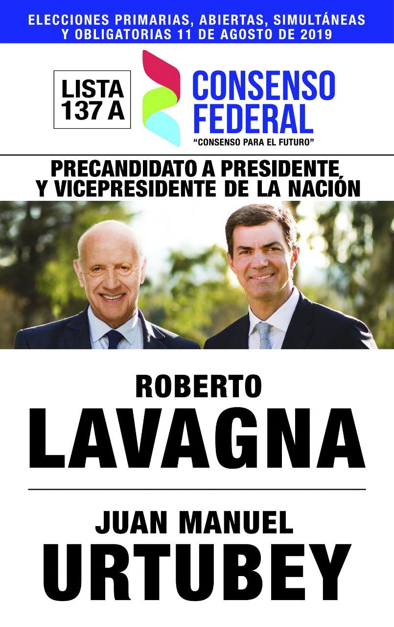 Las boletas de los candidatos presidenciales.