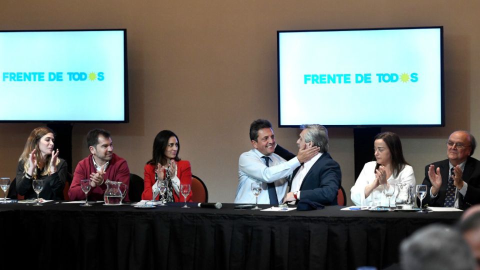 Massa y Alberto Fernandez