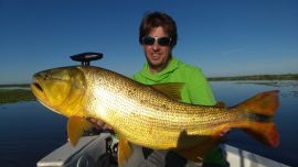 Uno de los lindos pescados que superaron los 4,500 kg. Y no fue el único.