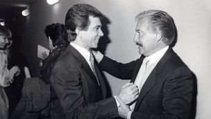 Roberto Galán junto a Juan Alberto Badía