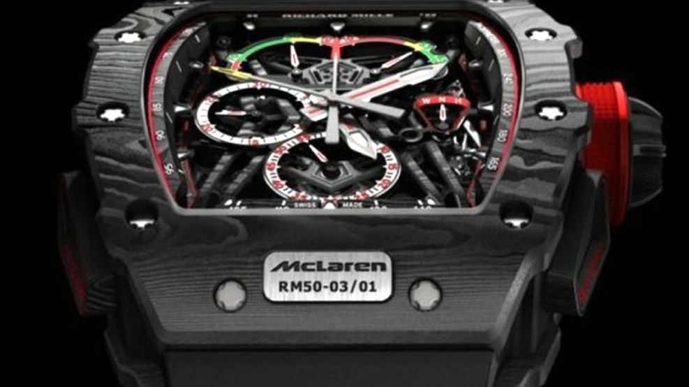 El reloj McLaren 50-03 esta valuado en 1,3 millones de dólares.