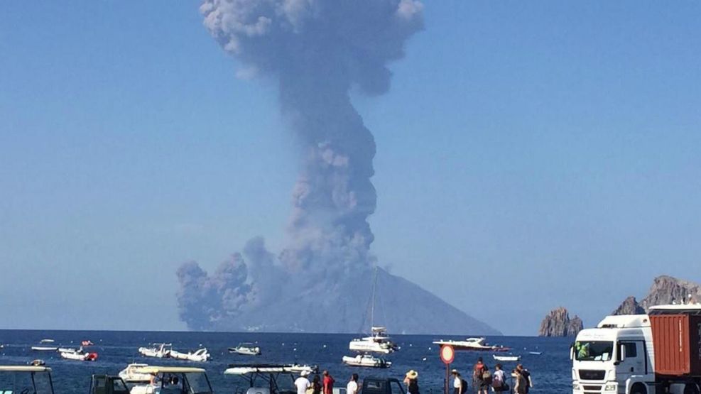 volcan stromboli italia