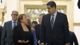 Michelle Bachelet visitó a Nicolás Maduro recientemente.