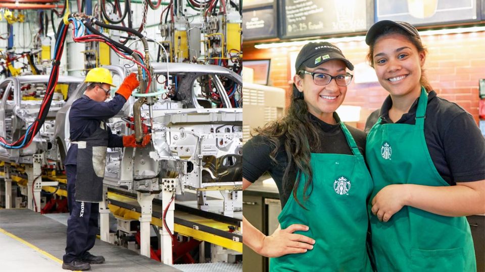 Tensión. El acuerdo apuraría una transición de empleos fabriles a los servicios.
