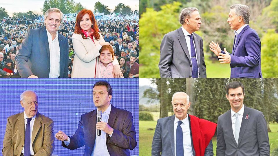 Ahora. Las últimas propuestas, más la figura de Sergio Massa, que terminó prefiriendo ser candidato a diputado por el kirchnerismo. Todas las opciones con peronistas.