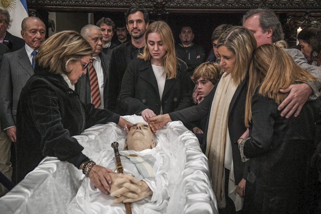 Los restos del expresidente Fernando De la Rúa (1937-2019) fueron homenajeados en el Congreso Nacional.