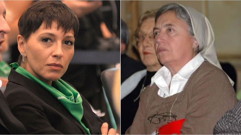 Mayra Mendoza salió al cruce de la monja Martha Pelloni.