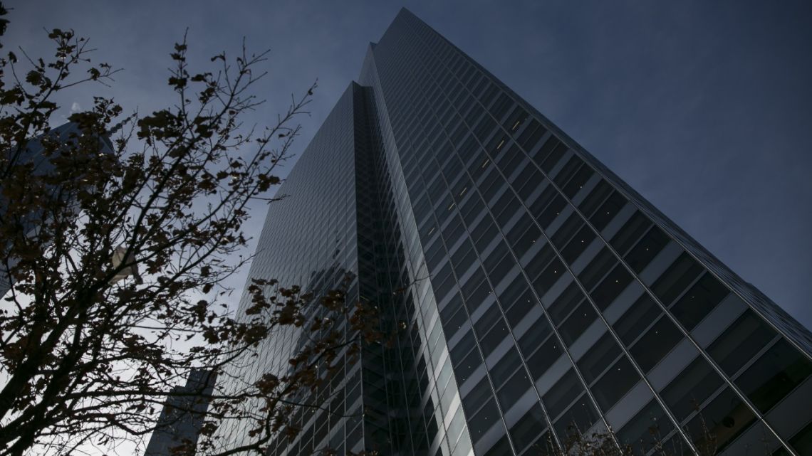 Goldman Sachs headquarters in New York. 