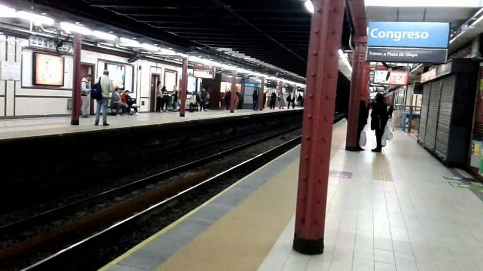 Subte linea A estacion congreso 11072019