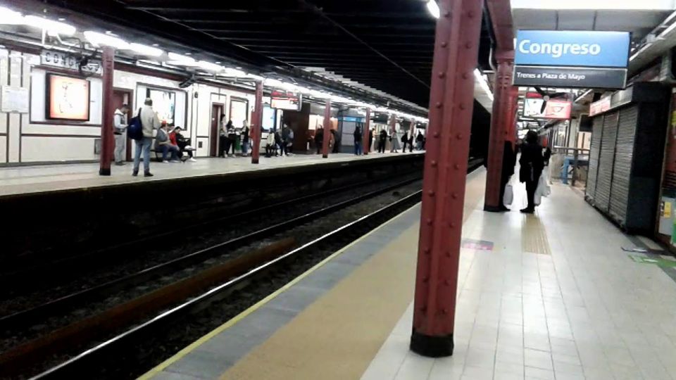 Subte linea A estacion Congreso