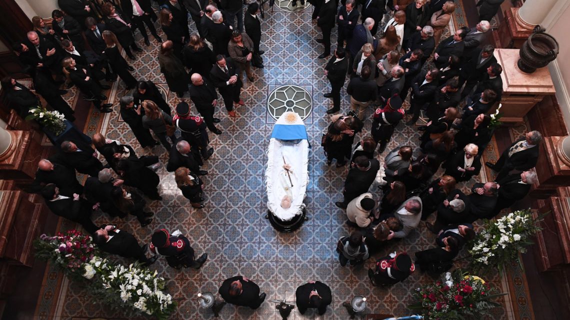 Fernando de la Rua's funeral.