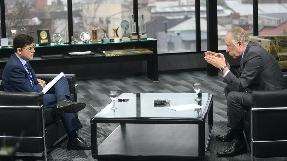Guillermo Nielsen, en la entrevista con Fontevecchia en el Diario PERFIL.