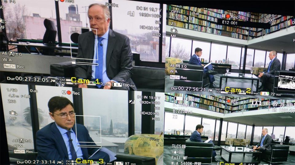 Guillermo Nielsen, en la entrevista con Fontevecchia en el Diario PERFIL.