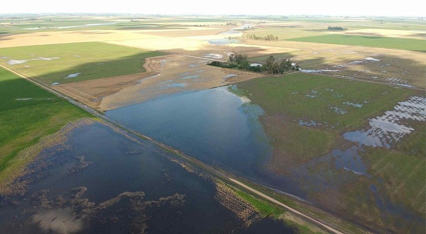 El crecimiento del área agrícola reemplazando pasturas y bosques nativos cambió la hidrología de las regiones productivas.