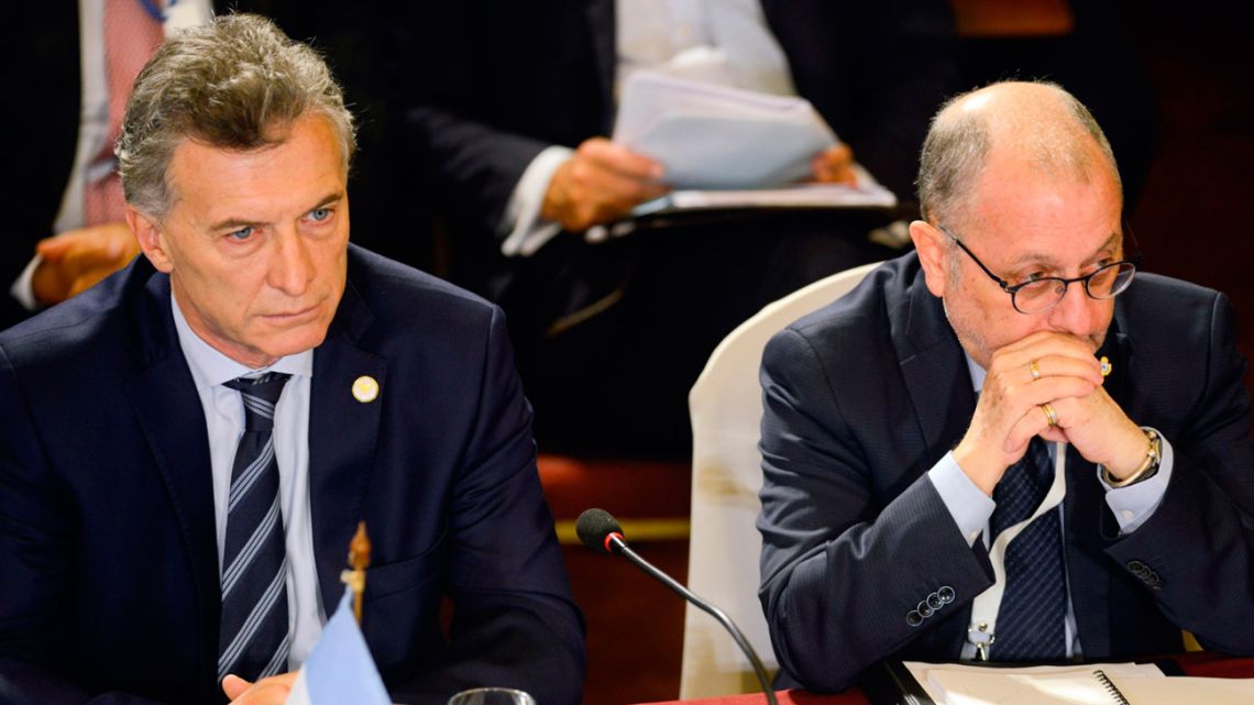 President Mauricio Macri and Foreign Minister Jorge Faurie.