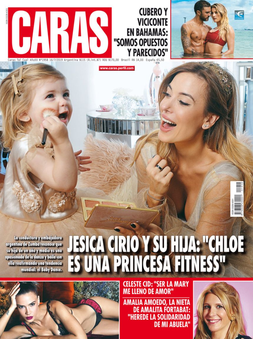 Jesica Cirio y su hija: "Chloe es una princesa fitness"