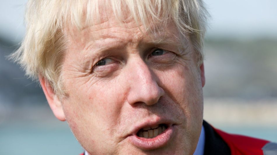 Conservative Party Leadership Contender Boris Johnson Tours The Port Of Dover